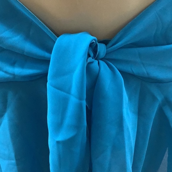 Zuliana Dark Teal Sarong Made in USA New With Tags - Picture 2 of 4